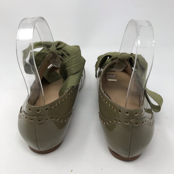 Pour La Victoire Avocado Green Retro Lace Oxfords - Picture 5 of 8